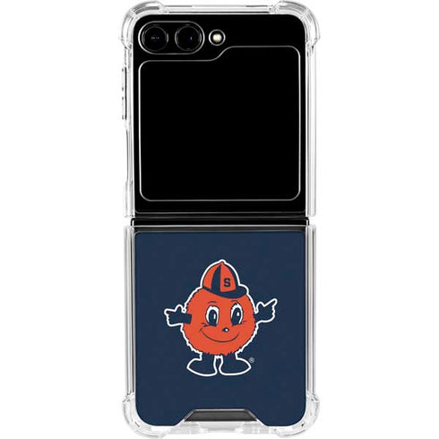 Syracuse University Orange Mascot Galaxy Z Flip6 Clear Case